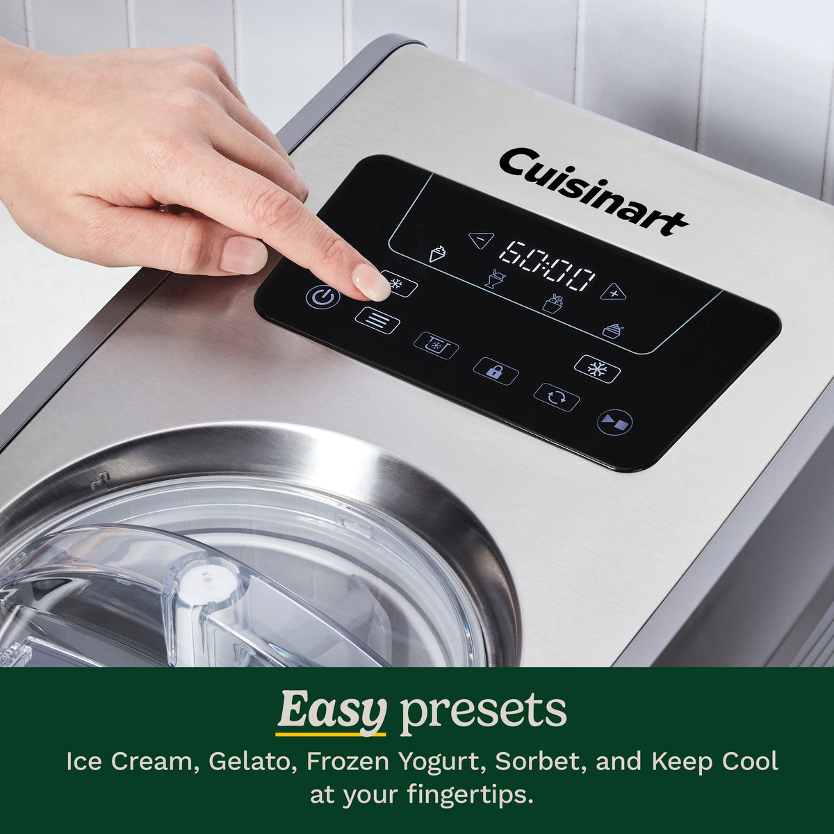 Freeze Ease 1.5-Quart Pro Ice Cream Maker in Stainless Steel and Multicolored