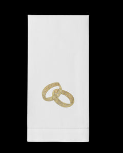 Wedding Bands Hand Towel