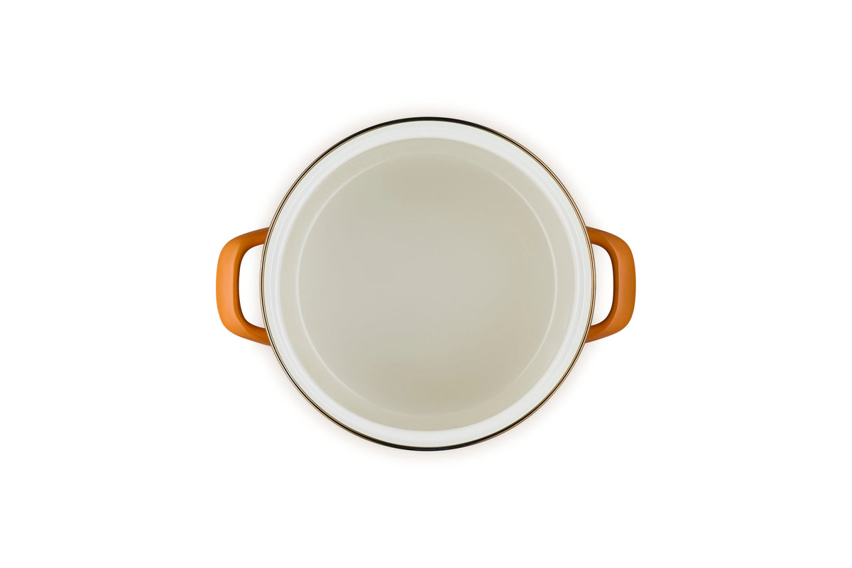 Le Creuset Classic Round Stockpot with Gold Rim , 6 qt., Persimmon