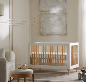 Signature Hemmed Fitted Crib Sheet in Cottontail