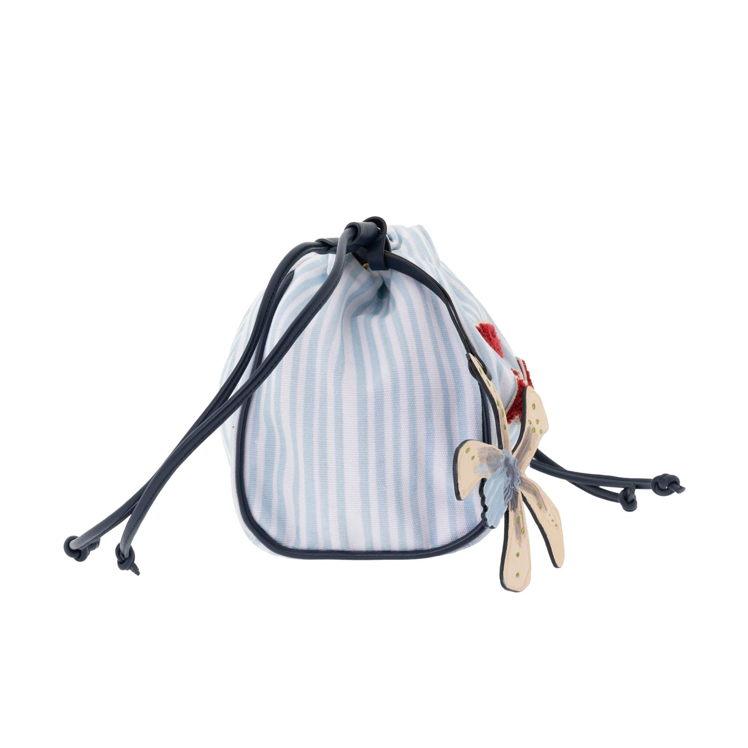 "The Grand Tour Collection" Pouch in Hand Painted Blue
