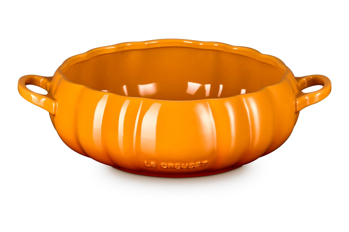 Le Creuset Pumpkin Serving Bowl in Persimmon