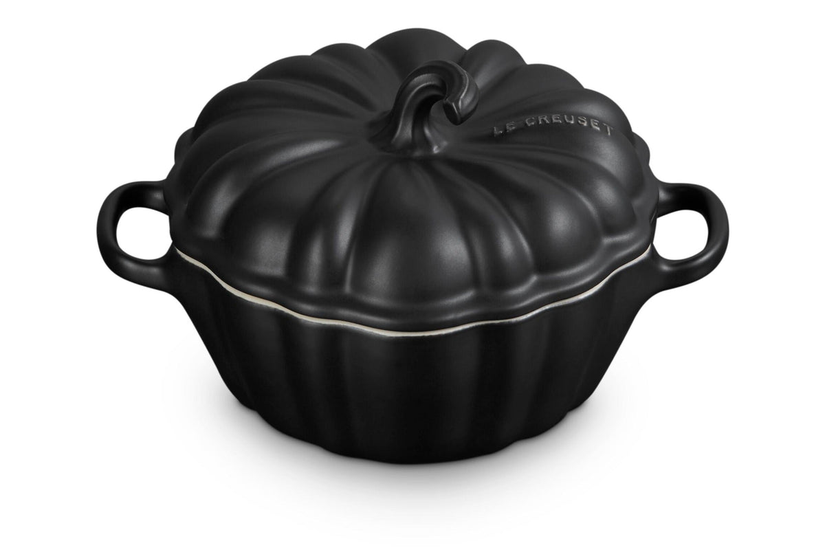 Le Creuset Pumpkin Mini Cocotte in Licorice