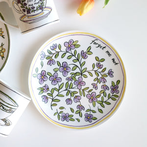 Heritage Forget Me Not 8" Plate
