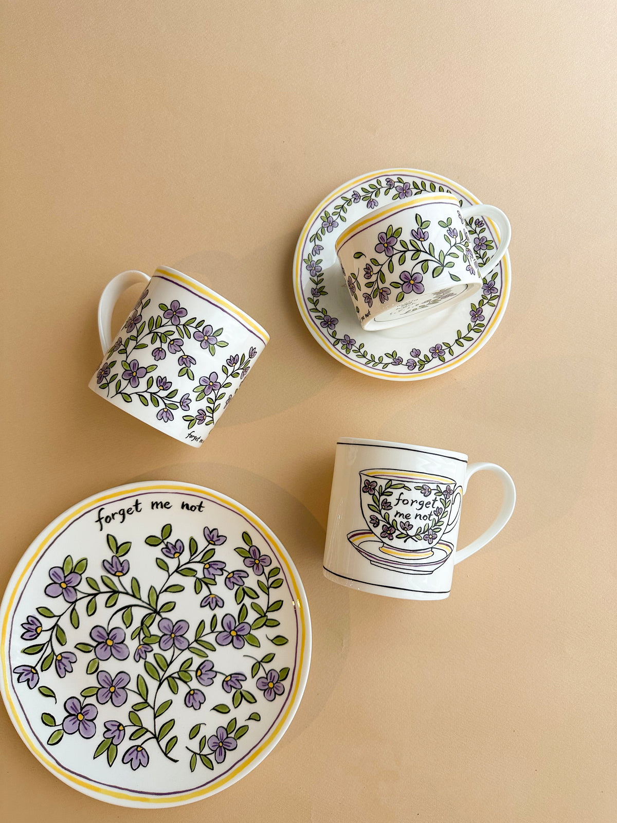 Heritage Forget Me Not Mug 2