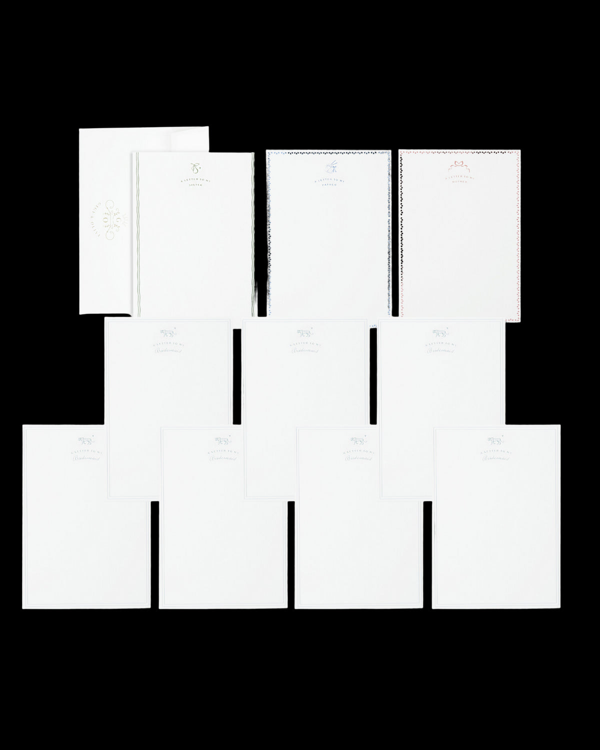 Letter Collection, Set of 10