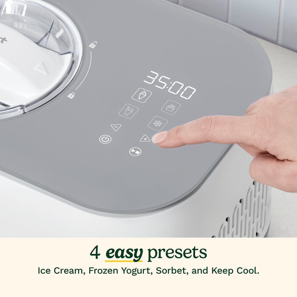 Freeze Ease 1-Quart Ice Cream Maker in White and Gray