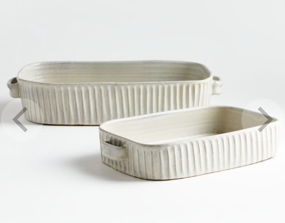 Carmel Ceramic Bakers, Set of 2 by Gaby Dalkin