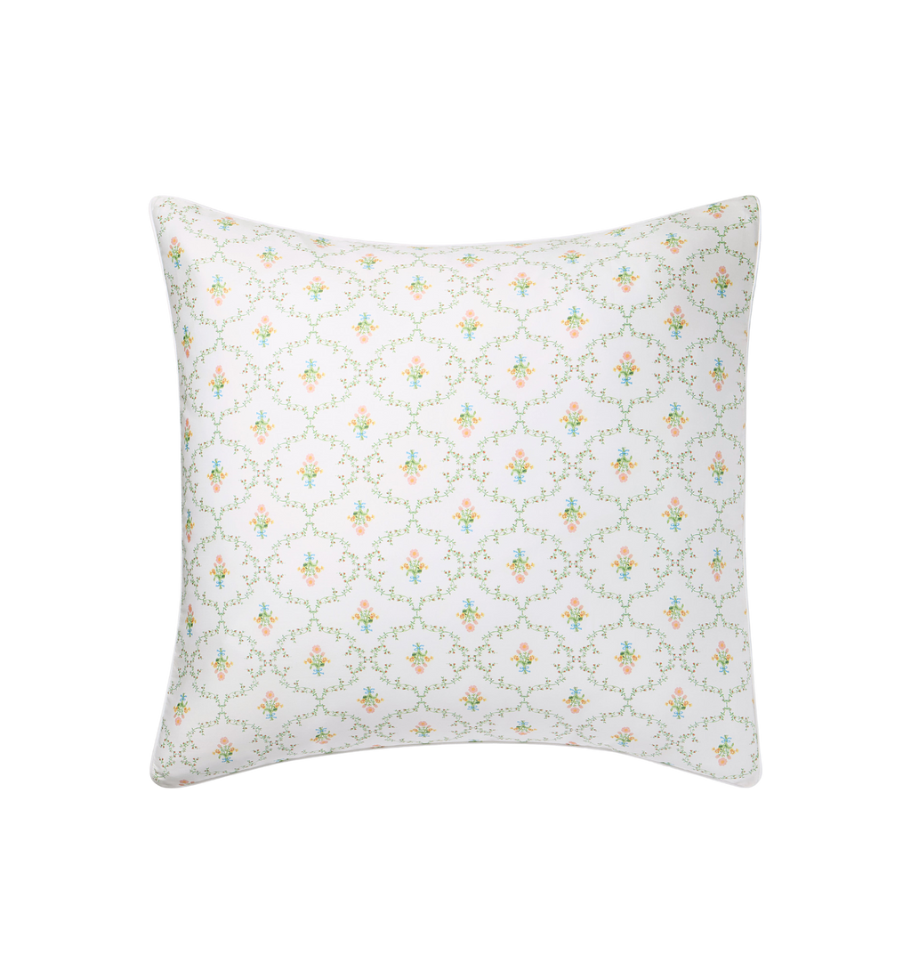 Pastel Trellis Euro Sham