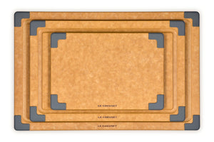 Le Creuset Paper Fiber Cutting Boards in Oyster, Set of 4