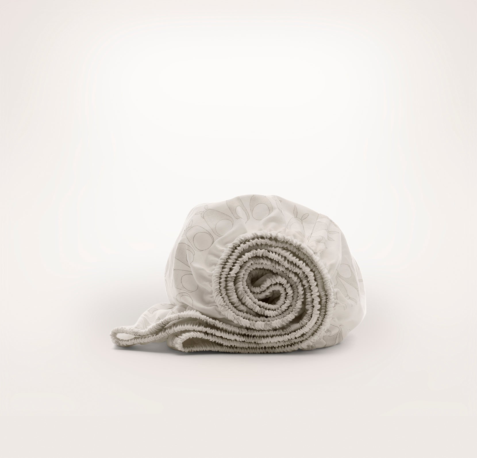 Signature Hemmed Fitted Crib Sheet in Cottontail