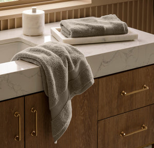 Plush Bath Towel Set in Oak