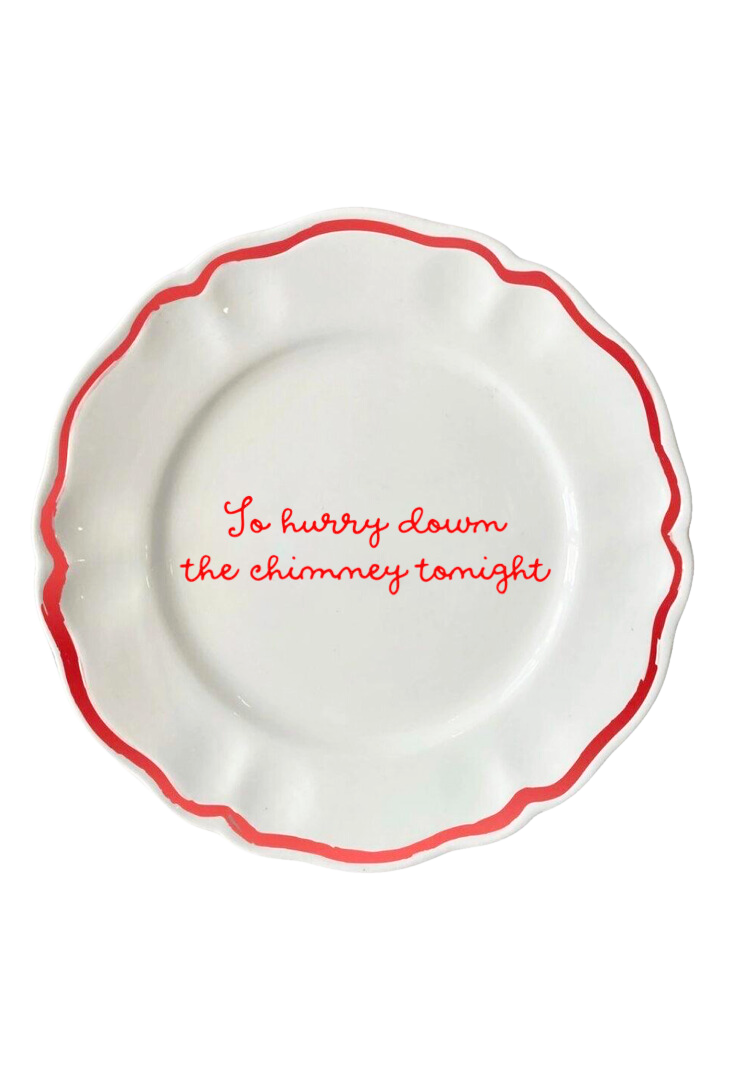 OTM Exclusive: Santa Baby Plates, Set of 4