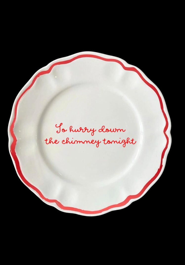 OTM Exclusive: Santa Baby Plates, Set of 4