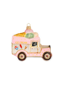 Pink Ice Cream Truck Ornament