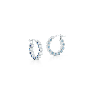 Bubble Double-Sided Hoops in Small