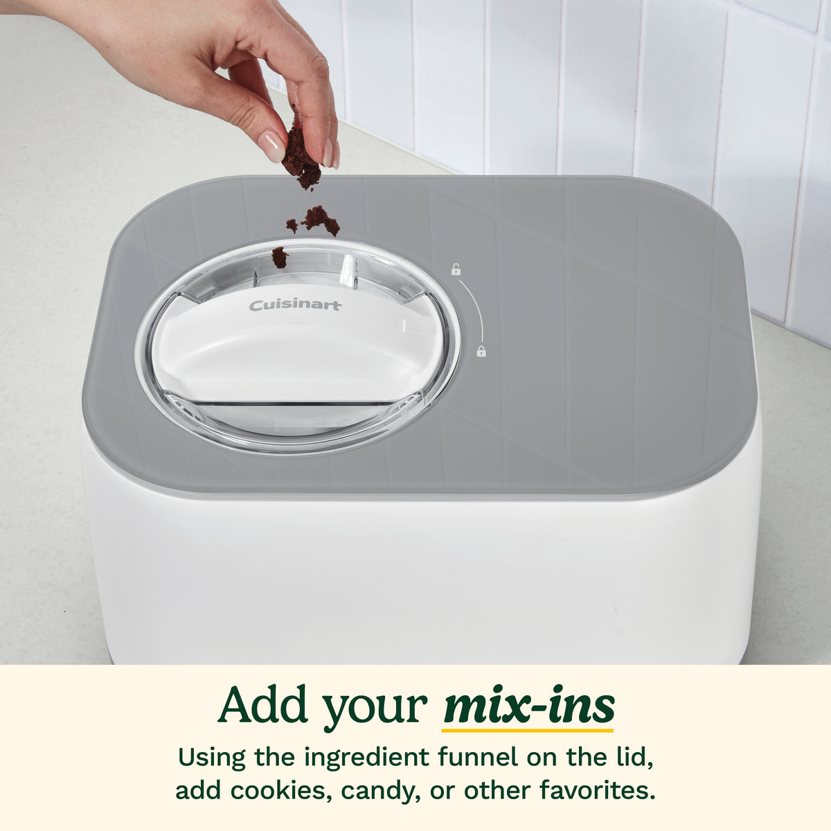 Freeze Ease 1-Quart Ice Cream Maker in White and Gray