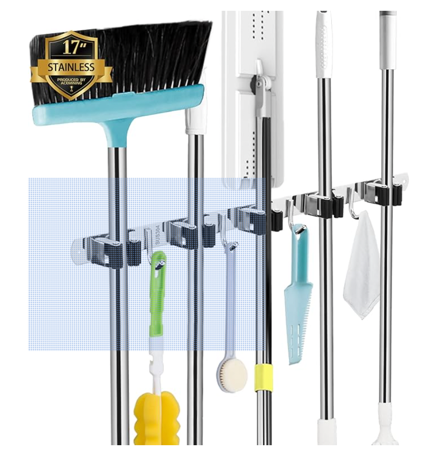 Broom Wall Rack