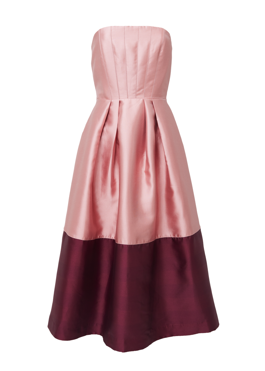 Catherine Dress in Blush Mikado
