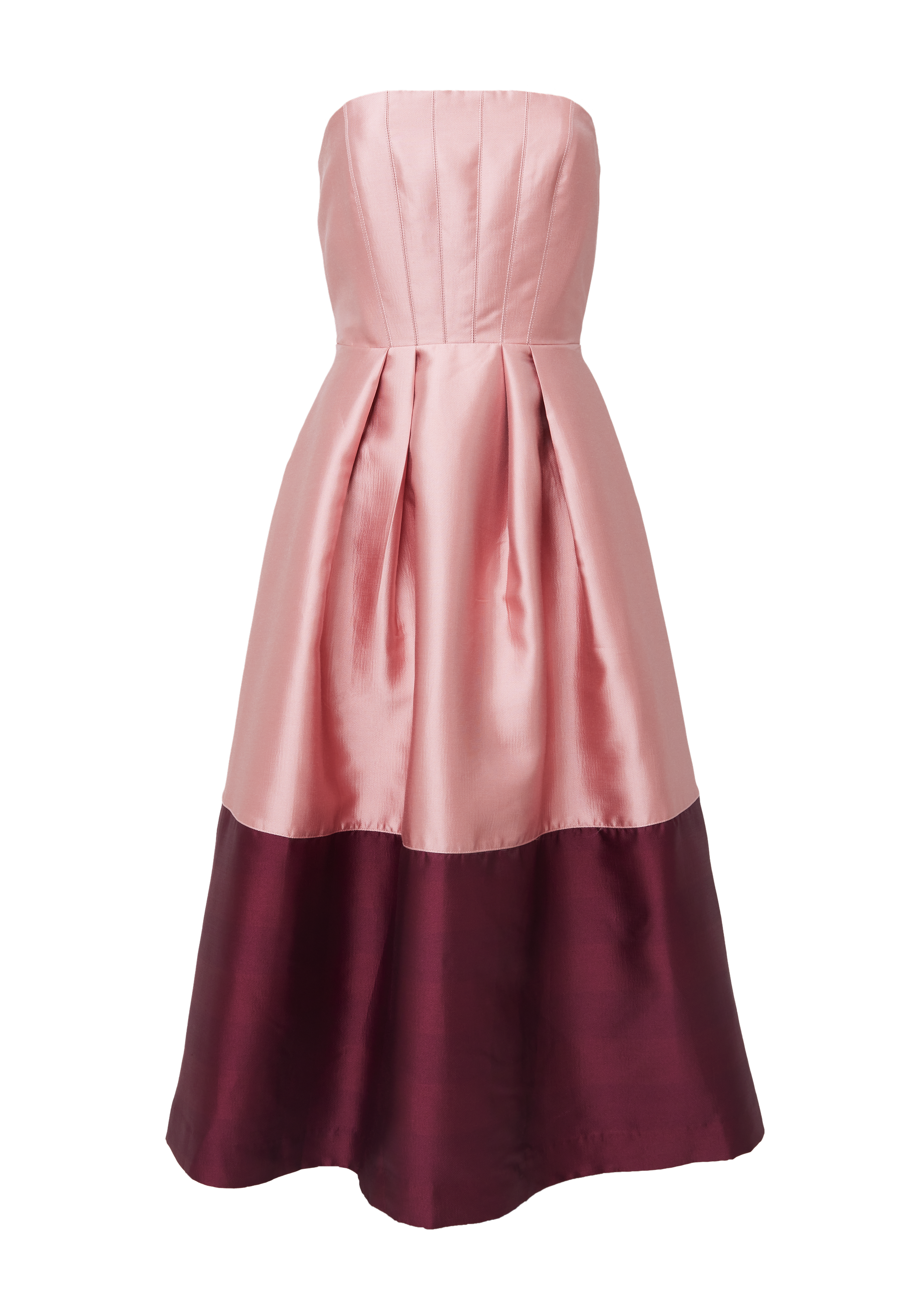 Catherine Dress in Blush Mikado