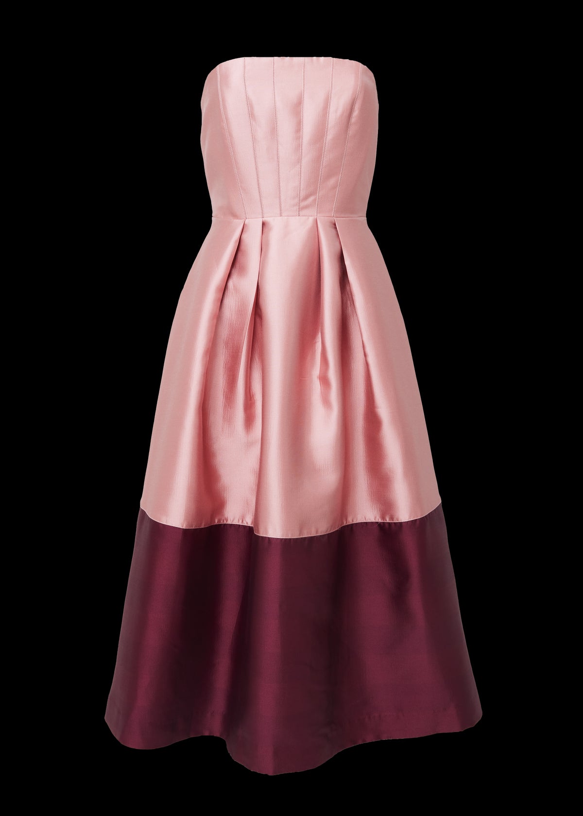 Catherine Dress in Blush Mikado