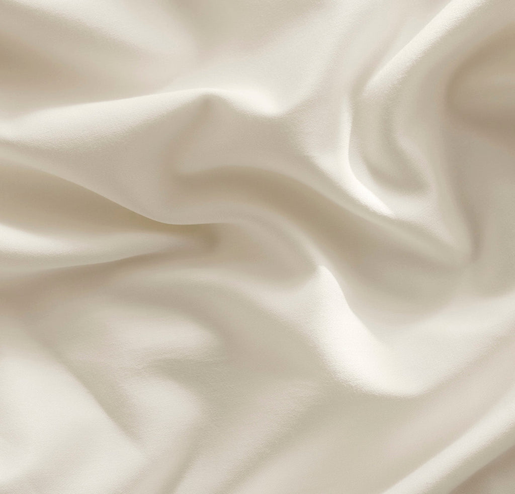 Percale Hemmed Pillowcase Set in Cream
