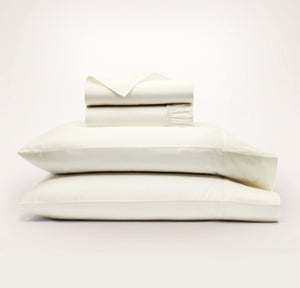 Signature Hemmed Sheet Set in Cream