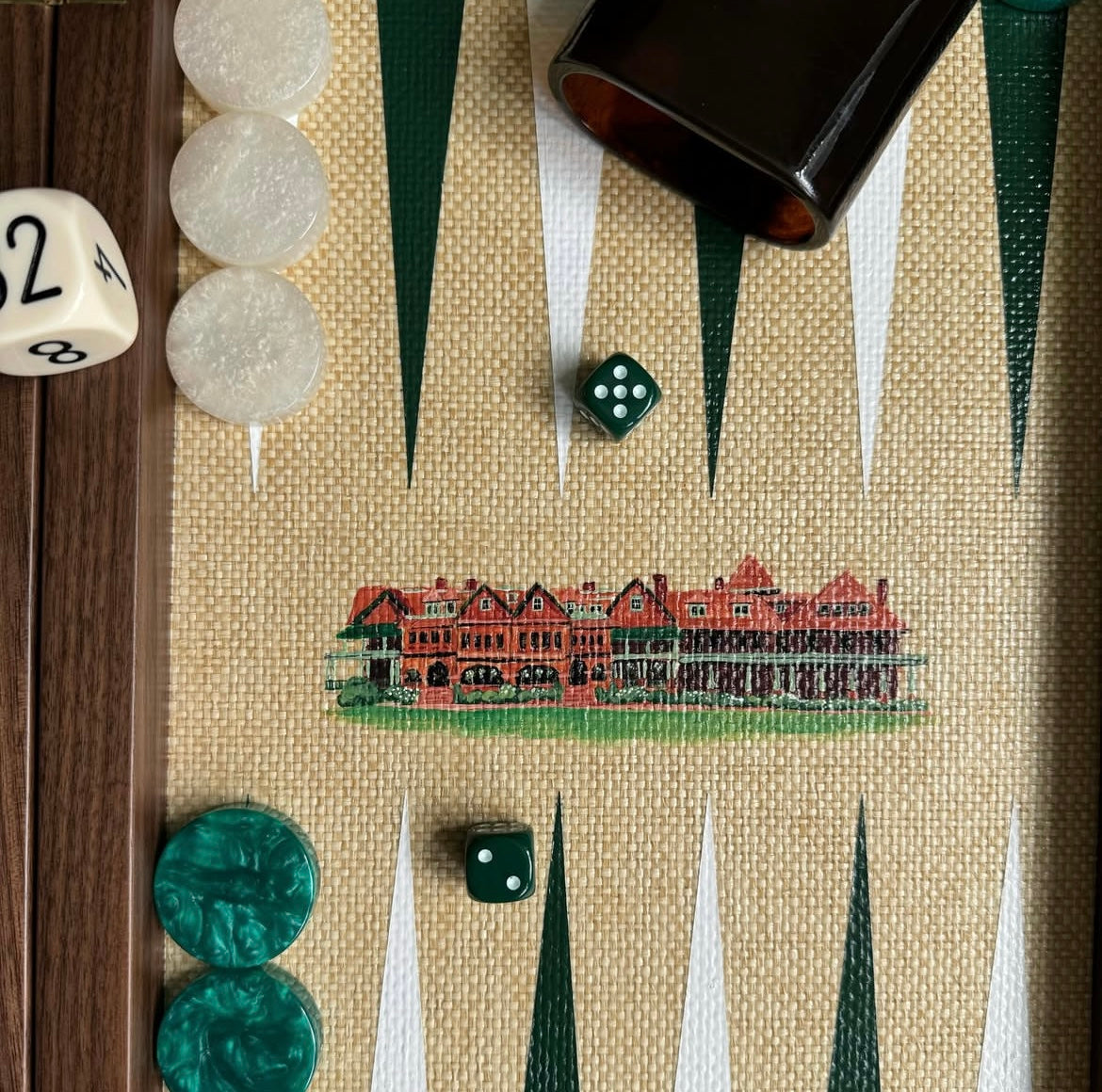 Custom Walnut Backgammon Board