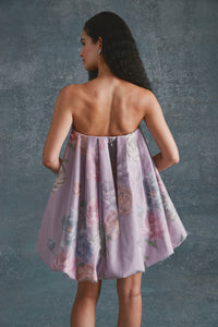 Cloud Dress in Lilac Floral Taffeta