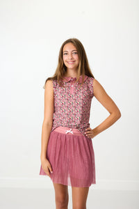 Girly Girl Tank in Champions Print