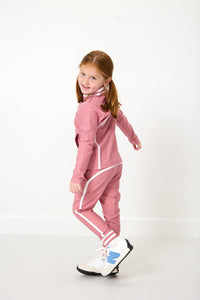 Warm-Up Jogger in Dusty Pink