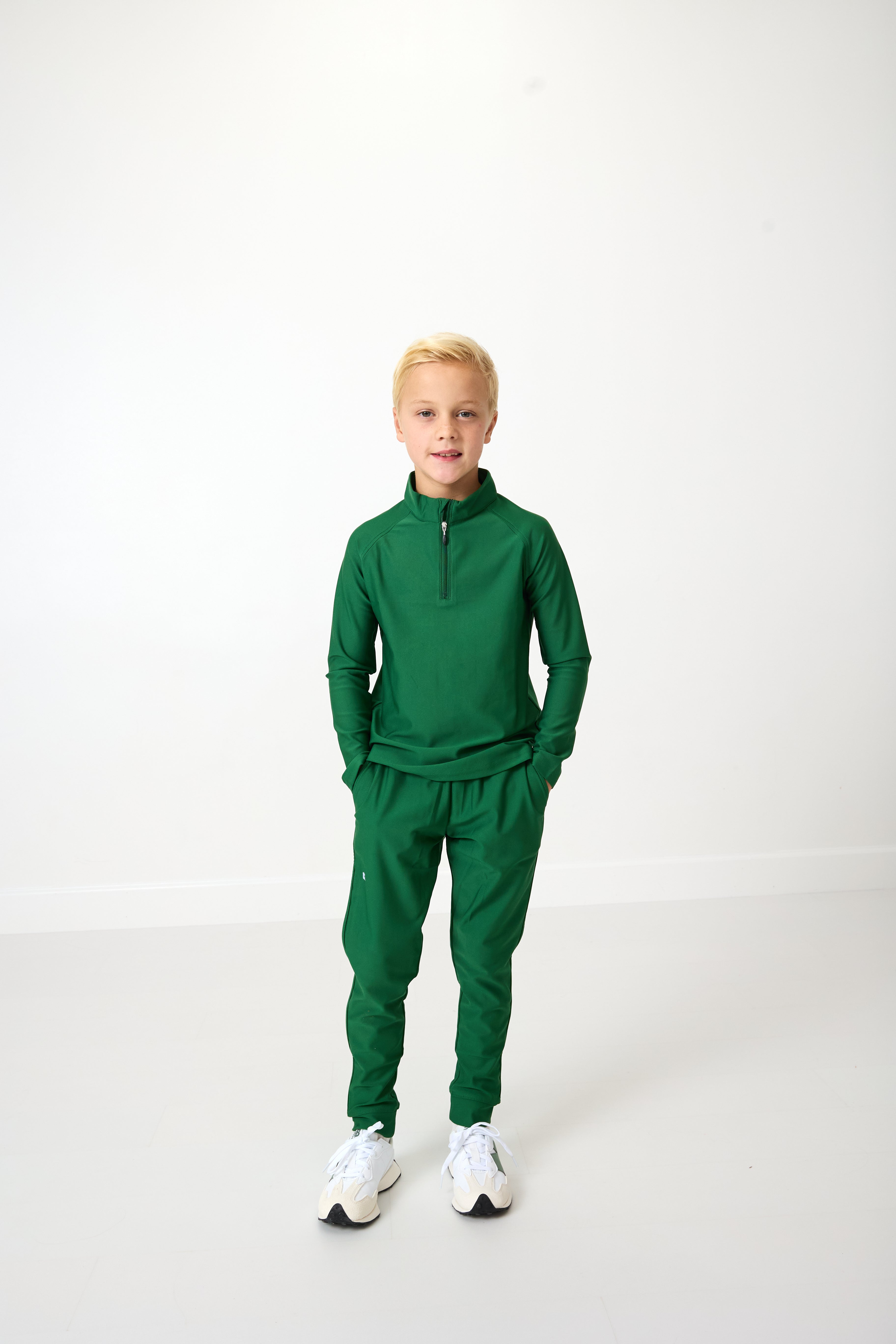 Warm-Up Joggers in Dark Green