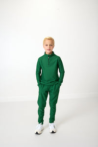 Warm-Up Joggers in Dark Green