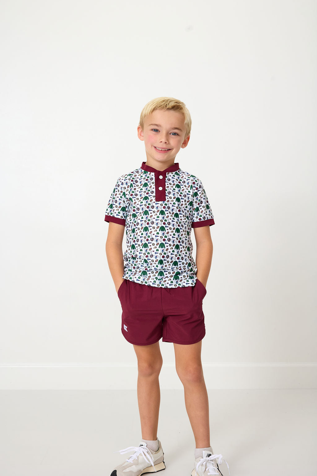 Super Shorts in Maroon