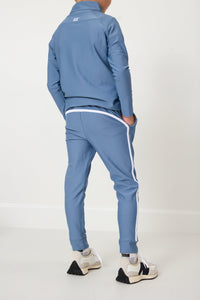 Retro Warm-Up Joggers in Slate