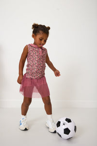 Girly Girl Tank in Champions Print