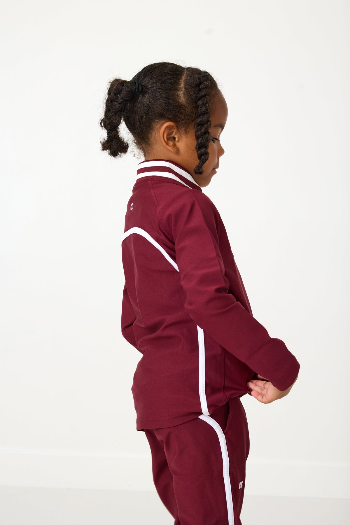 Half-Zip in Maroon