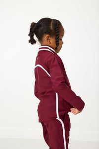 Half-Zip in Maroon