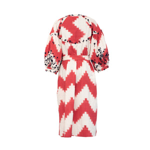 Red Zig Zag Dress