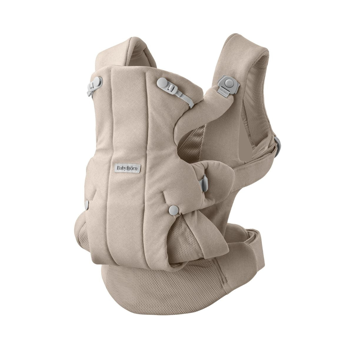 Baby Carrier Hold in Woven Sand Gray