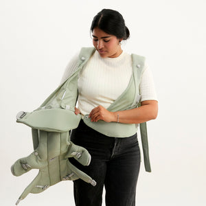 Baby Carrier Hold in Woven Light Green