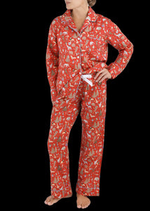 Liberty of London Holiday Pajama Set in Red