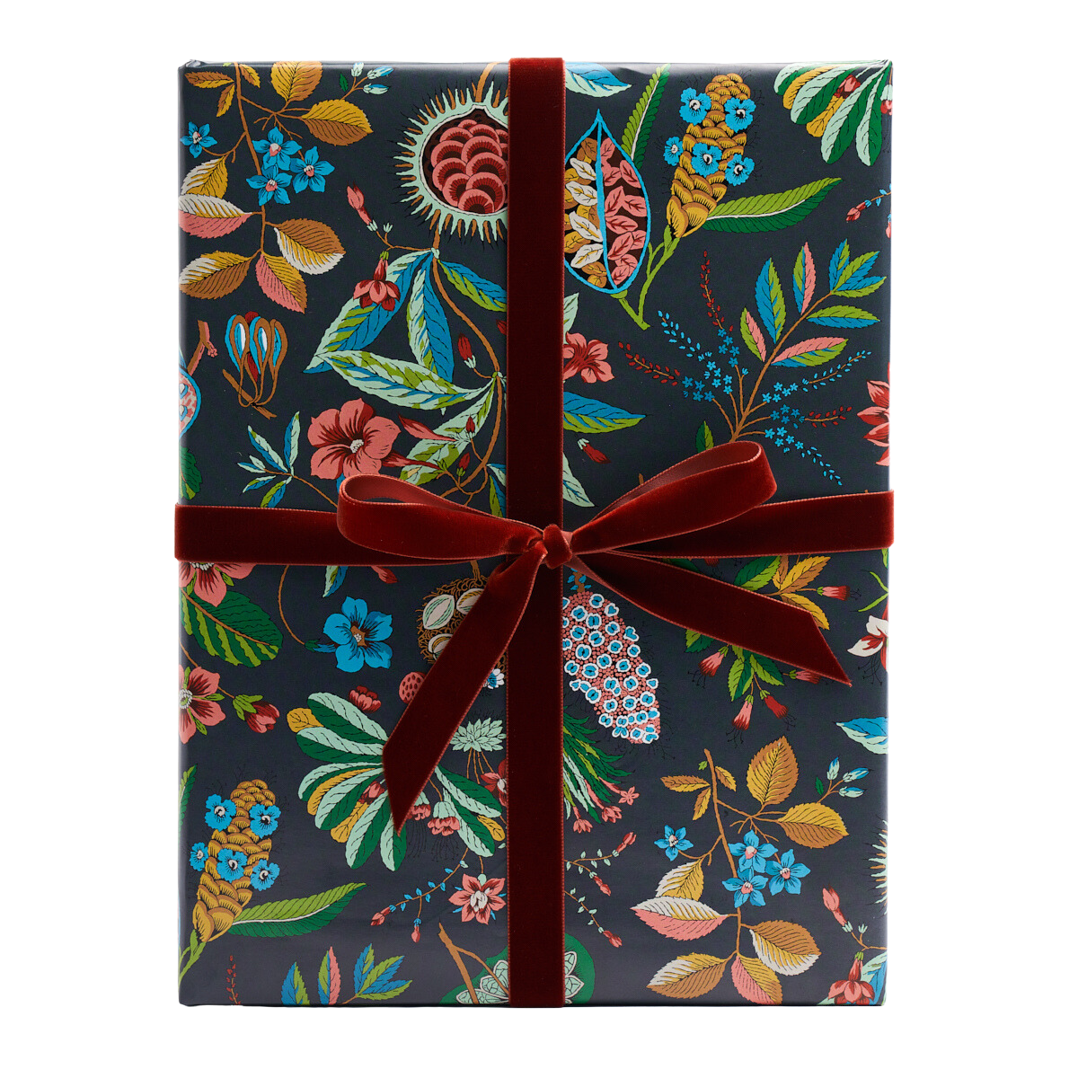 Roca Redonda Wrapping Paper In Carbon and Multi