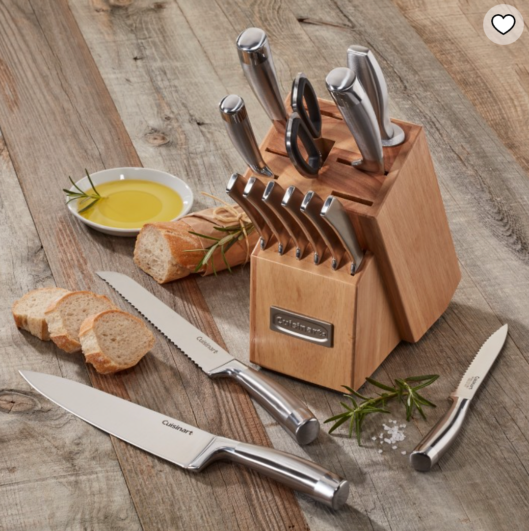 Cuisinart V-Edge Knives, Set of 15