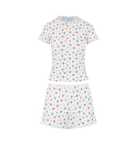 The Coco Pointelle PJ Set in Winter Posy