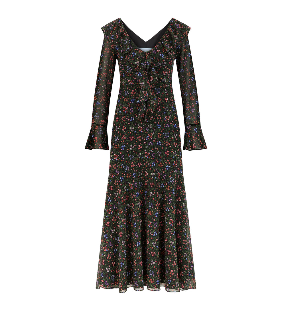 The Edwina Dress in Woodland Floral