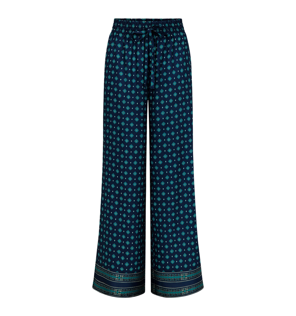 The Maxime Pant in Juniper Foulard