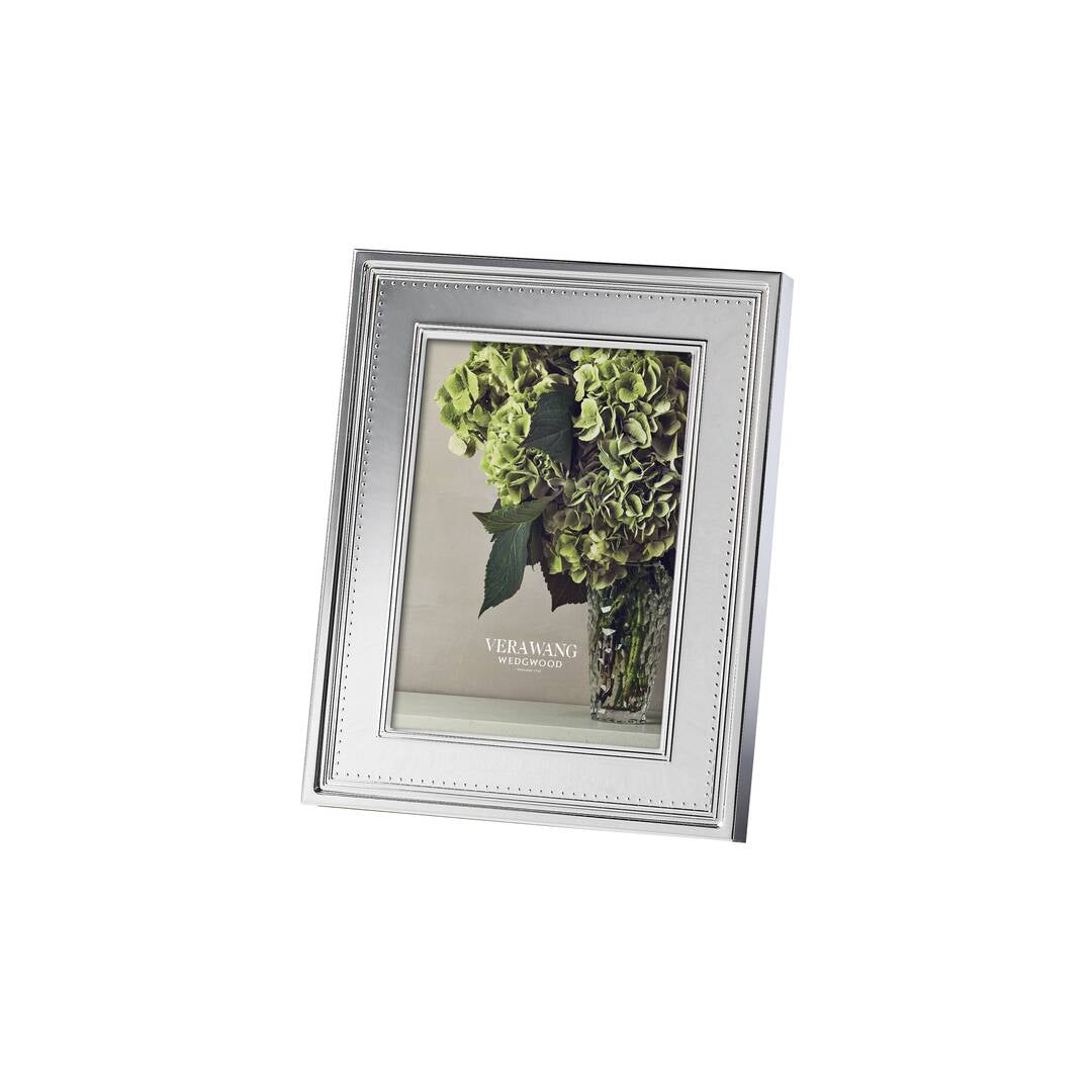 Vera Wang Grosgrain Picture Frame 5x7 in Silver