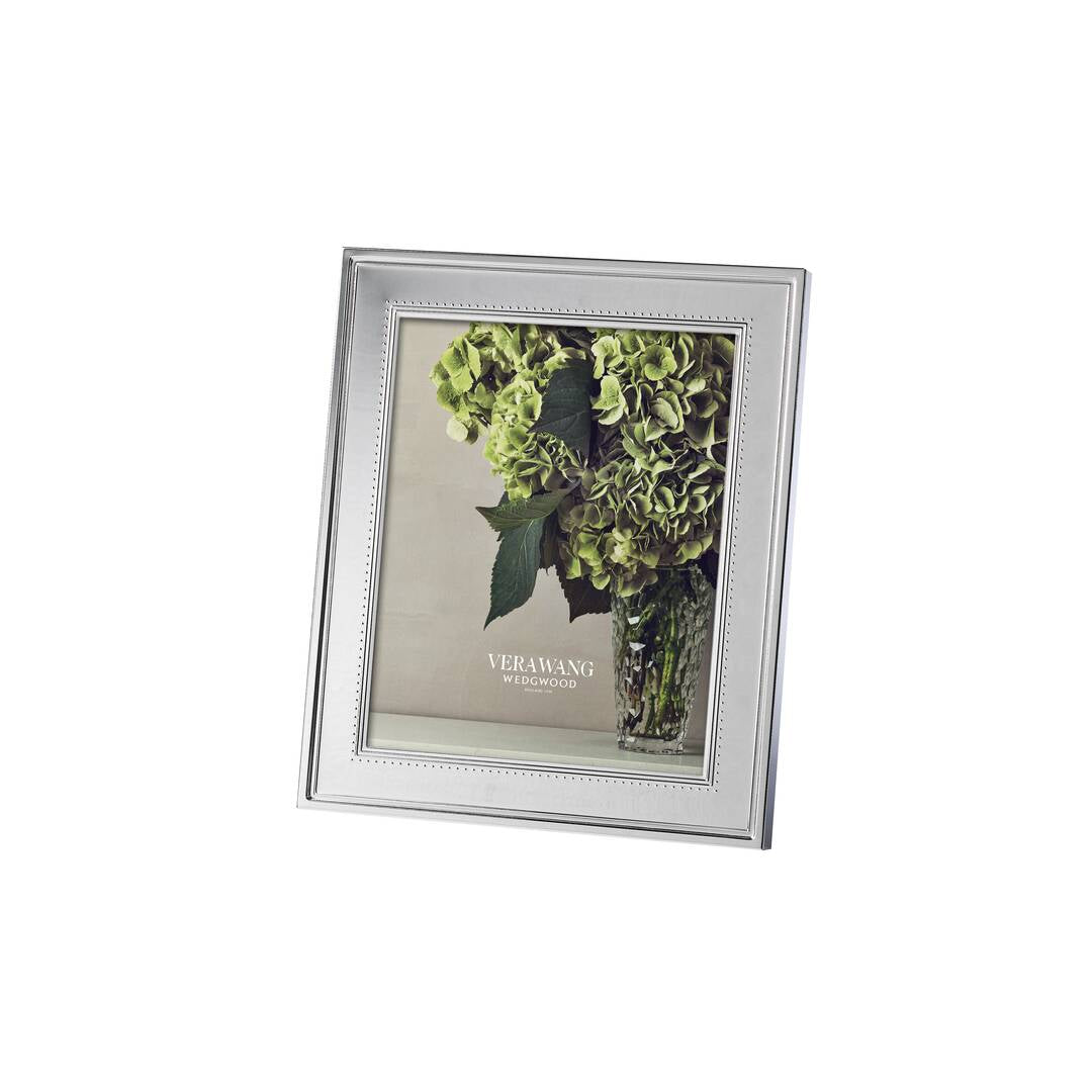 Vera Wang Grosgrain Picture Frame 8x10 in Silver
