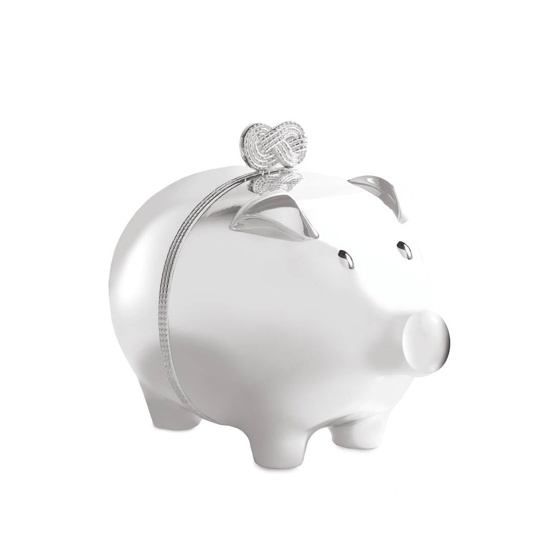 Vera Wang Infinity Baby Piggy Bank in Silver
